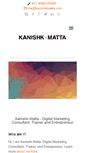 Mobile Screenshot of kanishkmatta.com